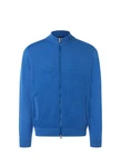 MAERZ Muenchen Strickjacke Zip Blau/Hellblau