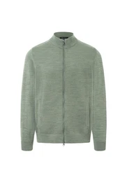 MAERZ Muenchen Strickjacke Zip Grün/Hellgrün/Dunkelgrün