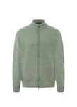 MAERZ Muenchen Strickjacke Zip Grün/Hellgrün/Dunkelgrün