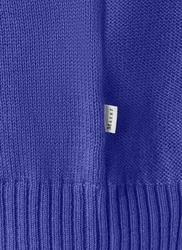 MAERZ Muenchen Rollkragenpullover Rollkragen 1/1 Arm Blau/Dunkelblau/Lila