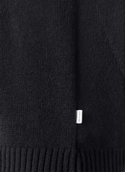 MAERZ Muenchen Rollkragenpullover Rollkragen 1/1 Arm Schwarz/Dunkelblau