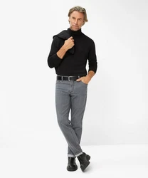EUREX by BRAX 5-Pocket Jeans Luke Hellgrau/Dunkelgrau/Grau