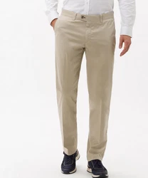 EUREX by BRAX Chinohose JIM Khaki/Beige/Braun