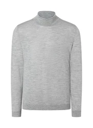 MAERZ Muenchen Rollkragenpullover 1/1 Arm Grau/Hellgrau