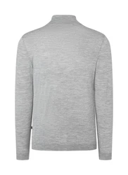 MAERZ Muenchen Rollkragenpullover 1/1 Arm Grau/Hellgrau