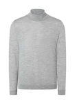 MAERZ Muenchen Rollkragenpullover 1/1 Arm Grau/Hellgrau