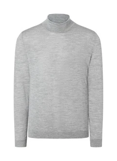 MAERZ Muenchen Rollkragenpullover 1/1 Arm Grau/Hellgrau