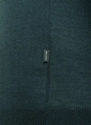 MAERZ Muenchen Rollkragenpullover 1/1 Arm Türkis/Grün/Dunkelgrün