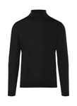 MAERZ Muenchen Rollkragenpullover 1/1 Arm Schwarz