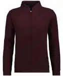 RAGMAN Cardigan zip Dunkelrot/Bordeaux/Lila