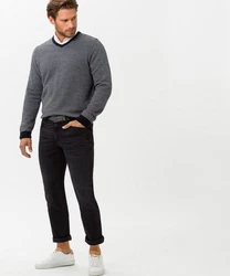 Brax Bequeme Jeans Style Chuck Dunkelblau/Lila
