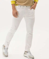 Brax Bequeme Jeans Style CHUCK Creme/Weiß/Silber/Grau/Hellblau