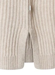 MAERZ Muenchen Strickpullover Stehkragen Beige/Braun/Khaki