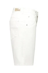 Atelier GARDEUR Bermudas Hose Straight Weiß/Creme/Khaki