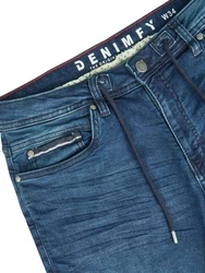 DENIMFY Straight-Jeans Herren Jeanshose DFAlvin Straight Fit 