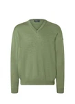 MAERZ Muenchen V-Ausschnitt Pullover Grün/Dunkelgrün/Hellgrün/Khaki