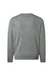 MAERZ Muenchen V-Ausschnitt Pullover Grün/Grau/Hellgrau/Dunkelgrau