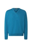 MAERZ Muenchen V-Ausschnitt Pullover Türkis/Hellblau