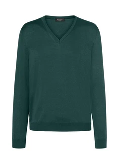 MAERZ Muenchen V-Ausschnitt Pullover grn MAERZ Muenchen V-Ausschnitt Pullover grn