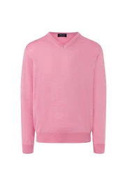 MAERZ Muenchen V-Ausschnitt Pullover Rosa