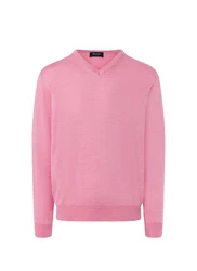 MAERZ Muenchen V-Ausschnitt Pullover Rosa