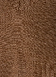 MAERZ Muenchen V-Ausschnitt Pullover Braun/Khaki/Grau/Beige