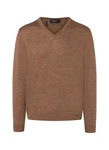 MAERZ Muenchen V-Ausschnitt Pullover Braun/Khaki/Grau/Beige