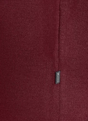 MAERZ Muenchen V-Ausschnitt Pullover Dunkelrot/Bordeaux