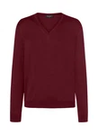 MAERZ Muenchen V-Ausschnitt Pullover Dunkelrot/Bordeaux