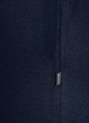 MAERZ Muenchen V-Ausschnitt Pullover Dunkelblau/Blau