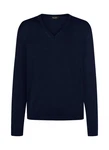MAERZ Muenchen V-Ausschnitt Pullover Dunkelblau/Blau