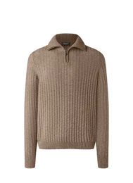 Strickpullover Pullover Troyer 1/1 Arm