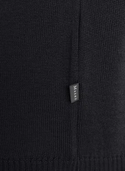 MAERZ Muenchen Pullover Stehkragen 1/1 Arm Schwarz/Dunkelblau