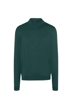 MAERZ Muenchen Pullover Stehkragen 1/1 Arm Dunkelgrün/Türkis/Grün