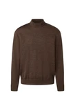 MAERZ Muenchen Pullover Stehkragen 1/1 Arm Dunkelbraun/Braun/Khaki/Dunkelgrün/Grau