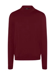 MAERZ Muenchen Pullover Stehkragen 1/1 Arm Dunkelrot/Bordeaux