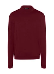 MAERZ Muenchen Pullover Stehkragen 1/1 Arm Dunkelrot/Bordeaux