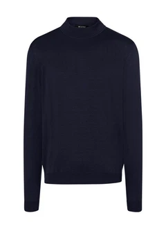 MAERZ Muenchen Pullover Stehkragen 1/1 Arm Dunkelblau