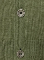 MAERZ Muenchen Strickjacke Cardigan Dunkelgrün/Grün