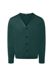 MAERZ Muenchen Strickjacke Cardigan Dunkelgrün/Grün/Türkis