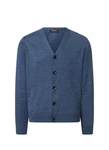 MAERZ Muenchen Strickjacke Cardigan Blau/Hellblau/Dunkelblau