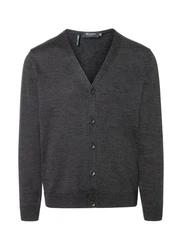 MAERZ Muenchen Strickjacke Cardigan Dunkelgrau/Grau