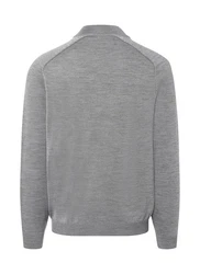 MAERZ Muenchen Strickjacke Zip 1/1 Arm Grau/Hellgrau/Dunkelgrau