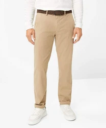EUREX by BRAX Stoffhose Khaki/Beige/Braun