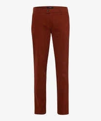 EUREX by BRAX 5-Pocket Hose Chinohose THILO Braun/Rot/Dunkelrot/Orange