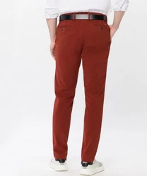 EUREX by BRAX 5-Pocket Hose Chinohose THILO Braun/Rot/Dunkelrot/Orange