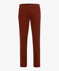 EUREX by BRAX 5-Pocket Hose Chinohose THILO Braun/Rot/Dunkelrot/Orange