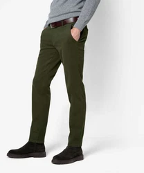 EUREX by BRAX 5-Pocket Hose Chinohose THILO Dunkelgrün/Khaki