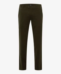 EUREX by BRAX 5-Pocket Hose Chinohose THILO Dunkelgrün/Khaki