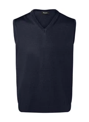 MAERZ Muenchen Pullunder Dunkelblau/Blau